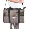Geanta pentru transport animale mici Vevor 445x310x300 mm, max 10 kg, 4 roti si maner aluminiu
