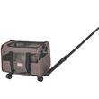 Geanta pentru transport animale mici Vevor 445x310x300 mm, max 10 kg, 4 roti si maner aluminiu