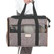 Geanta pentru transport animale mici Vevor 445x310x300 mm, max 10 kg, 4 roti si maner aluminiu
