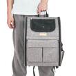 Rucsac pentru transport animale mici Vevor 425x355x280mm, max 8.1 kg, 4 roti detasabile si maner aluminiu