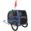 Remorca pentru bicicleta pentru transport animale mici Vevor 1440 x 725 x 845 mm, max 40 kg, 2 roti, Pliabila 