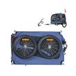 Remorca pentru bicicleta pentru transport animale mici Vevor 1440 x 725 x 845 mm, max 40 kg, 2 roti, Pliabila 