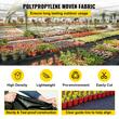 Folie antiburuieni, polipropilena, tesuta, neagra, Latime 1.8 m, Lungime 76.2 m, 120 g/m