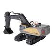 Excavator cu telecomanda, Scara 1:14, Baterie Li-Ion, ABS, 625 x 190 x 225 mm, 3 motoare independente