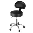 Scaun hidraulic multifunctional cu spatar pentru salon/cabinet/birou, max 204 kg, 5 roti, inaltime reglabila 550-710 mm