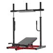 Aparat multifunctional cu suport greutati pentru picioare, max 250 kg, Spatar reglabil, Inaltime reglabila, 1268 x 1231 x 1106 mm
