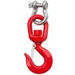 Brat pentru stivuitor, Capacitate 2720 kg, Otel, Lungime reglabila 220 -330 cm, 2 x carlige