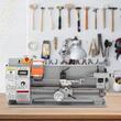Mini Strung profesional pentru prelucrare metal, 800 W, viteza variabila 150-2500 rpm, mandrina cu 3 falci
