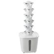 Ghiveci turn hidroponic, 30 capsule, 6 x niveluri, Rezervor 20 l, pompa, kit germinare