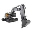 Excavator cu telecomanda, Scara 1:14, Baterie Li-Ion, ABS, 625 x 190 x 225 mm, 3 motoare independente