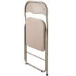 Set 4 scaune pliabile, Pliabile, Maro, max 158 kg, 44x43.5x78 cm