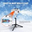 Masina de fabricat zapada cu trepied, 1200 W, capacitate rezervor 1 l, Raza pulverizare 4.8 m, Otel, 510 x 600 x (960-1250) mm, Telecomanda