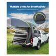 Cort camping pentru camioneta pick-up, 2-3 persoane, 3400 x 1750 x 1700 mm, PU2000 mm, ferestre duble, copertina