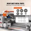 Mini Strung profesional pentru prelucrare metal, 800 W, viteza variabila 150-2500 rpm, mandrina cu 3 falci