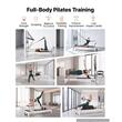 Aparat pilates Performer cu turn, cadru aluminiu, 2.4 m, max 181 kg, Sistem rezistenta 5 x arcuri, Role cu rulmenti dubli, sine inox