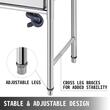 Chiuveta comerciala Inox, 1 x cuva, Protectie anti-stropire, capacitate cuva 40.64 x 39.37 x 25.4 cm, grosime 1 mm