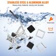 Feliator manual pentru cartofi legume, fructe, Profesional, Inox/Aluminiu, 1/4", 3/8", 1/2", Ventuze prindere