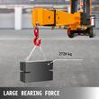 Brat pentru stivuitor, Capacitate 2720 kg, Otel, Lungime reglabila 220 -330 cm, 2 x carlige