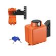 Antifurt remorca, 3 chei, Otel carbon, compatibilă cu cuplaje de remorcă de 2 și 2-5/16 inch