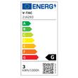 Panou led ultra subtire, 3W, rotund, 4000k alb neutru, 210 lm, diametru 84 mm