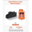 Antifurt remorca, 3 chei, Otel carbon, compatibilă cu cuplaje de remorcă de 2 și 2-5/16 inch