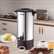 Cafetiera profesionala Vevor 7.4 l, 50 cesti, Inox, 1000 W