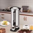 Cafetiera profesionala Vevor 10 l, 60 cesti, Inox, 1500 W