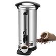Cafetiera profesionala Vevor 17 l, 110 cesti, 1500 W, otel inoxidabil