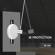 Plafoniera led, Interior/Exterior IP65, Culoare lumina 3 in 1, 2600 lm, 20 W, dimensiune 320 x 100 mm, Alba