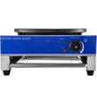 Masina profesionala pentru clatite, omleta, Vevor Crepe, putere 3000 W, diametru 400 mm, carcasa Inox, plita fonta