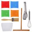 Masina profesionala pentru clatite, omleta, Vevor Crepe, putere 3000 W, diametru 400 mm, carcasa Inox, plita fonta