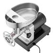 Masina profesionala de tocat carne, Inox, 350 W, Motor inductie, 3 kg/min, accesorii carnati