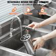 Masina profesionala de tocat carne, Inox, 350 W, Motor inductie, 3 kg/min, accesorii carnati