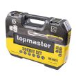 Trusa chei tubulare Topmaster Profesional 339206, Cr-V, 108 piese
