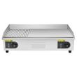 Plita electrica, Plancha Inox 4400 W, suprafata de gatit Striata/Neteda 725 x 400 mm, Grosime placa 8 mm