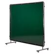Set 3 x panouri cu cadru metalic protectie la sudura, Verde, 24 x roti, dimensiune panou 1.74x2.34 m