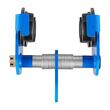 Carucior manual pentru palan, Capacitate 3 tone, reglabil pentru latimea flansei grinzii in I de la 63 mm la 203 mm