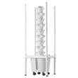 Ghiveci turn hidroponic, 45 capsule, 9 x niveluri, Rezervor 20 l, pompa, Lumina led