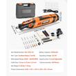Biax cu acumulator 2500mAh, 5 viteze 5000-30000 rpm, 136 accesorii, Geanta, Led