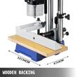 Masina de mortezat 370 W, 1400 rpm, mandrina 13 mm, Capacitate dalta 6-12 mm, cap patrat, coloane duble, dimensiune bucsa 19.05 mm