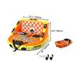 Fotoliu gonflabil pentru sporturi acvatice, 2 persoane, 1625 x 1553 x 885 mm, 10 manere captusite, max 154 kg