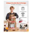 Presa manuala pentru struguri/fructe moi, Capacitate 1.65 l, Inox, sac pentru impuritati