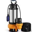 Pompa submersibila cu plutitor, Inox, Debit 60000 l/h, 2200 W, Iesire 3”, Inaltime 18 m, IPX8, Lungime cablu alimentare 10 m