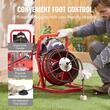 Sarpe pentru desfundat tevi, Electric, Profesional, 4 x capete taiere, Lungime 23 m, Diametru 1/2 inch