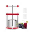 Presa manuala pentru struguri/fructe moi, Capacitate 1.65 l, Inox, sac pentru impuritati