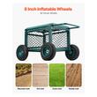 Carucior multifunctional pentru gradina cu sezut, 760×520×440 mm, Capacitate 181 kg, Otel, Roti gonflabile 