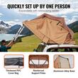 Cort de acoperis, carcasa rigida, Fereastra, 2-3 persoane, dimensiuni deschis 336x132x265 cm, scara telescopica