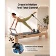 Aparat pilates, cadru lemn artar, 2.4 m, max 181 kg, Sistem rezistenta 6 x arcuri, rulmenti dubli, Tetiera 3 pozitii