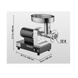 Masina profesionala de tocat carne, 550 W, Motor inductie, 240 kg/h, accesorii carnati, Inox