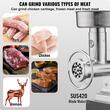 Masina profesionala de tocat carne, 550 W, Motor inductie, 240 kg/h, accesorii carnati, Inox